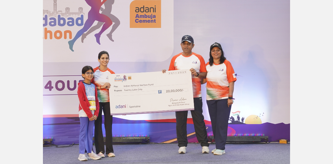 Adani Ahmedabad Marathon 2019 - 50 Lacs Donation to Armed Forces